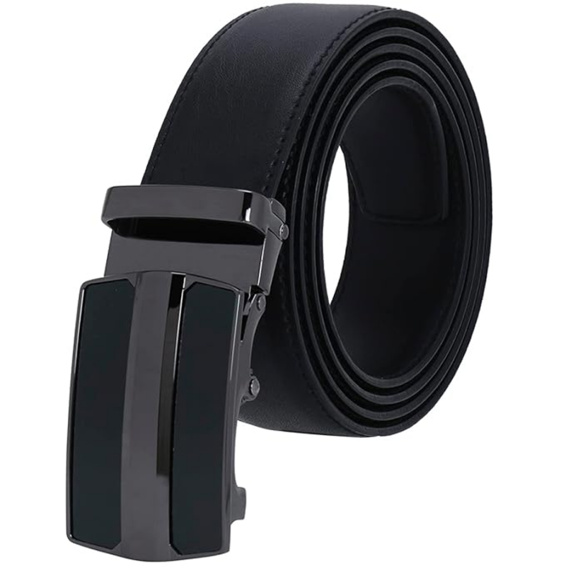 Men's Auto Lock Leather Belt