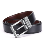 Reversible Shiny Leather Formal Belt For Men