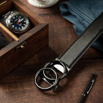 Men's Genuine Leather Ratchet Belt