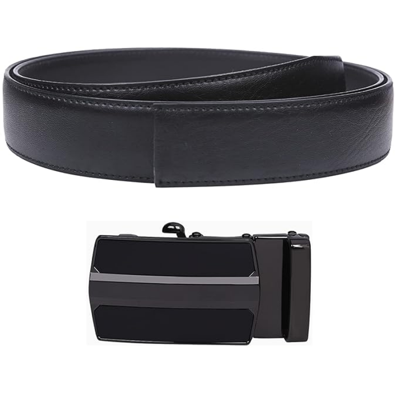 Men's Auto Lock Leather Belt