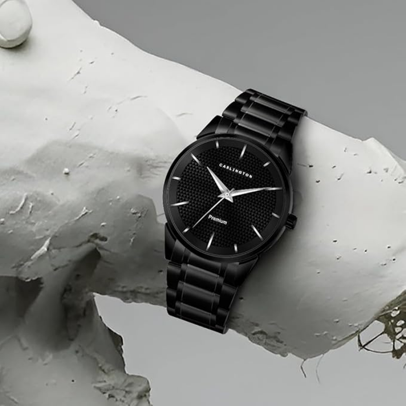 Premium Watch for Men with Black Colored Chain